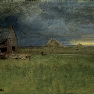 The Lonely Farm, Nantucket, 1892 (oil on canvas)