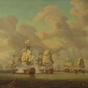 Lord Rodneys Victory over the French Fleet off Dominica, 1782
