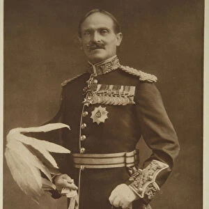 Major-General Sir G. J. Younghusband, 1914-19 (b / w photo)