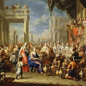 The Marriage at Cana, (on copper)