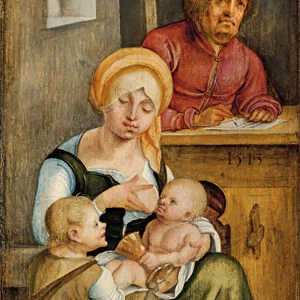 Mary Clopas and her family, 1515 (oil on panel)
