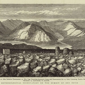 The Meteorological Observatory on the Summit of Ben Nevis (engraving)