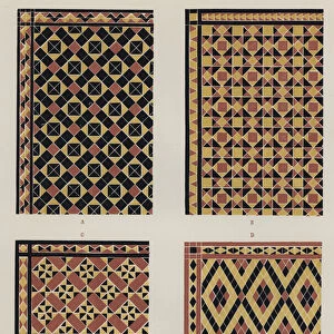 Minton tiles (colour litho)
