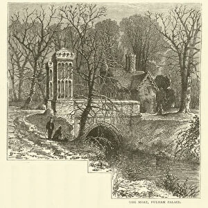 The Moat, Fulham Palace (engraving)