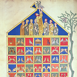 Noahs Ark, facsimile of an original 12th century manuscript