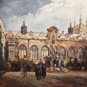 Oriel College, 1903 (colour litho)