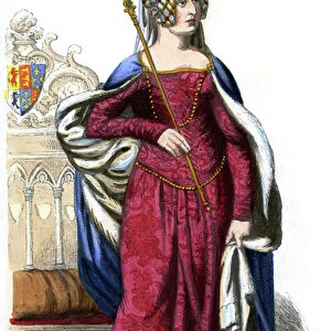 Philippa of Hainault in 14th century