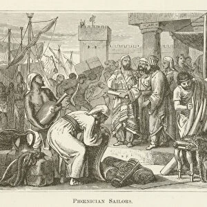 Phoenician Sailors (engraving)