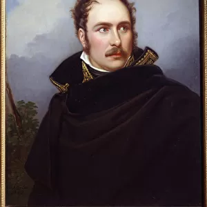 Portrait de Eugene Rose de Beauharnais dit le Prince Eugene (1781-1824), vice roi du royaume d Italie, grand duc de Francfort, duc de Leuchtenberg (Eugene de Beauharnais, Viceroy of the kingdom of Italie, grand duke of Frankfurt)