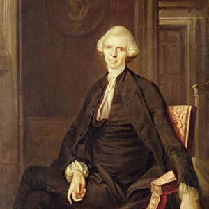 Portrait of Laurence Sterne (oil on canvas)