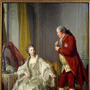 Portrait of the Marquis and Marquise of Marigny. Abel-Francois Poisson de Vandieres