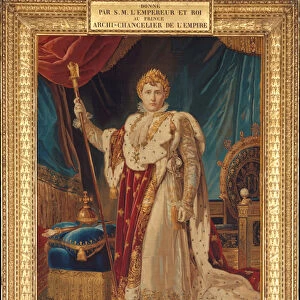 Portrait of Napoleon I, 1808-11 (wool, silk, silver-gilt thread)