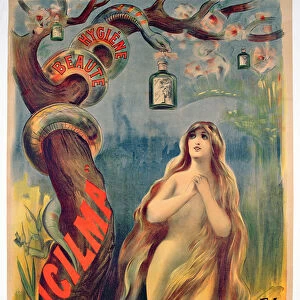 Poster advertising Icilma, 5, avenue de l Opera, Paris, 1895 (colour litho)