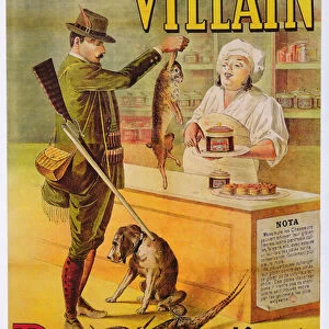 Poster advertising Pates de Reims (colour litho)