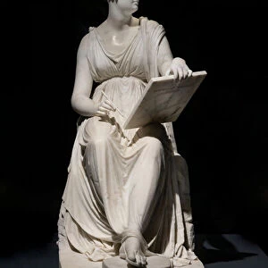 Princess Leopoldina Esterhazy while painting, 1805-18 (marble)