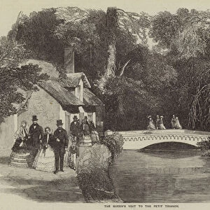 The Queens Visit to the Petit Trianon (engraving)