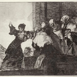 Riddle of the poor, plate 11 of Proverbs, 1819-23, pub. 1864 (etching)