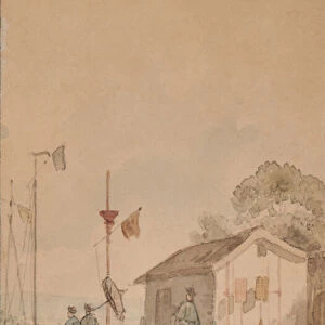 River Boat in China, November, 1793 (Watercolour)