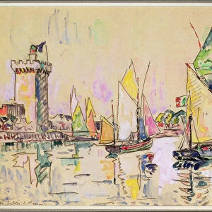 Sailing Boats at Les Sables-d Olonne (w / c on paper)