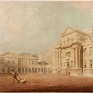 Seaton Delaval Hall, 1817 (pen, ink, pencil & w / c on paper)