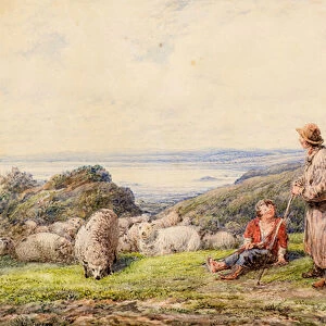 The Shepherd, 1862 (w / c)