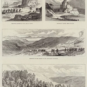 Sketches in Skye, the Crofters Land League Agitation (engraving)