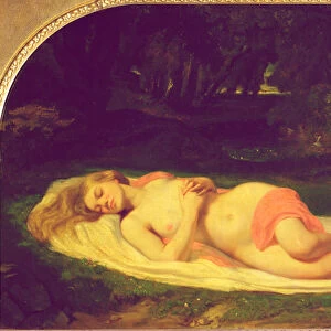 Sleeping Nymph, 1844-49 (oil on canvas)