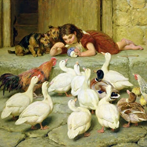 The Last Spoonful, 1880 (oil on canvas)