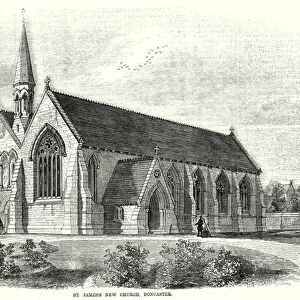 St Jamess New Church, Doncaster (engraving)