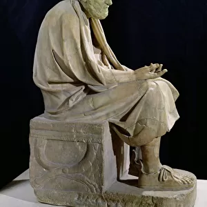 Statue of Chrysippus (c. 280-207 BC) the Greek philosopher (marble