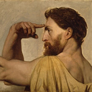 Study for Phidias in the "Apotheosis of Homer", 1827 (oil on canvas)