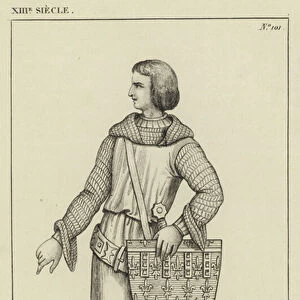 XIII Siecle, Philippe d Artois (engraving)