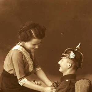 Couples love Germany Flirting 15. Koniglich Sachsisches Infanterie-Regiment Nr