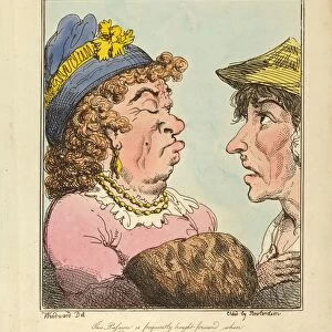 Drawings Prints, Print, Scorn, Le Brun Travested, Caricatures Passions, Artist, Thomas Rowlandson