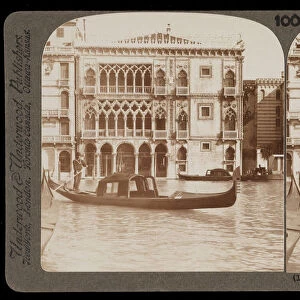 home old merchant Venice Palazzo Ca d Oro Stereographic views