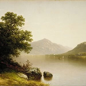 Lake George 1857 Oil canvas 20 5 / 16 x 29 7 / 8