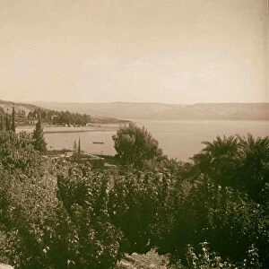 Lake Tiberias 1898 Israel