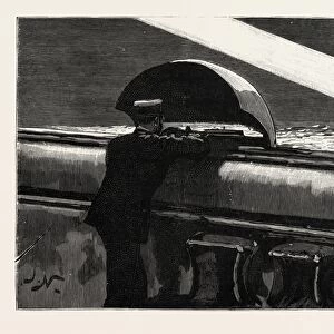 Night Quarters on Board a Man of War, at the Director, Engraving 1890