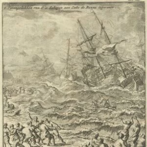 Shipwrecked Cape Good Hope 1693 loss three Ships