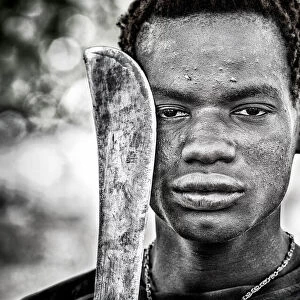 Mundari tribe man - South Sudan