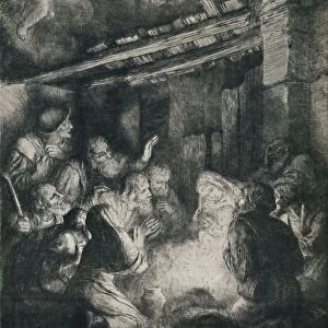 The Adoration of the Shepherds, 1922. Creator: Alphonse Legros