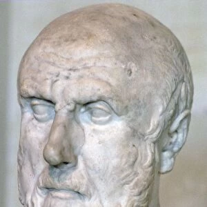 Bust of the Greek philosopher Chrysippus