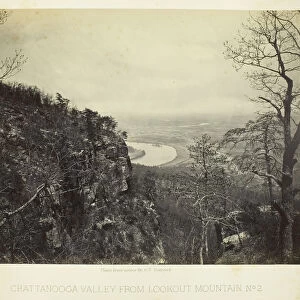 Chattanooga Valley from Lookout Mountain, No. 2, 1864 / 66. Creator: George N. Barnard