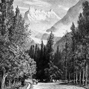 The Dent du Midi from the Valley of the Rhone, 1900