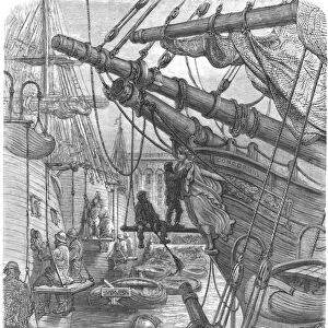 The Docks - The Concordia, 1872. Creator: Gustave Doré