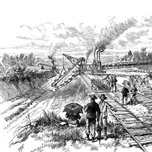 Excavating the Panama Canal, 1888