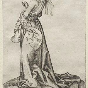 The First of the Foolish Virgins. Creator: Martin Schongauer (German, c. 1450-1491)