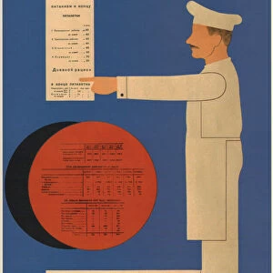 The five-year plan of public catering, 1931. Artist: Bulanov, Dmitry Anatolyevich (1898-1942)