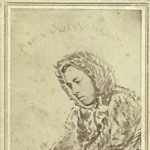 George Kennan, half-length portrait, facing left, 1865. Creator: Unknown