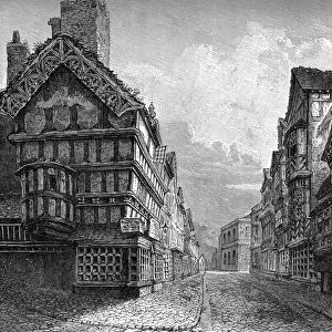High Street, Shrewsbury, 1825 (1893)